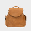 Leather Backpack - Chatelet (Camel) by Maxara