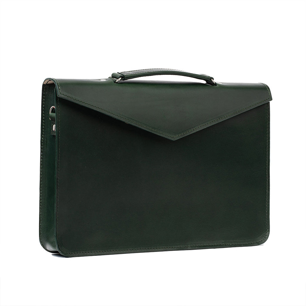 Leather Briefcase by Maxara