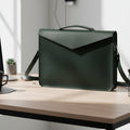 Leather Briefcase by Maxara