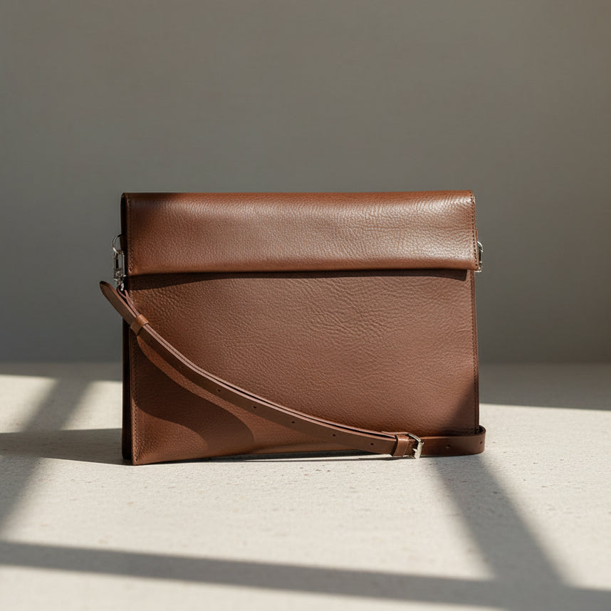 Leather Bag for MacBook - The Minimalist 2.0 by Maxara