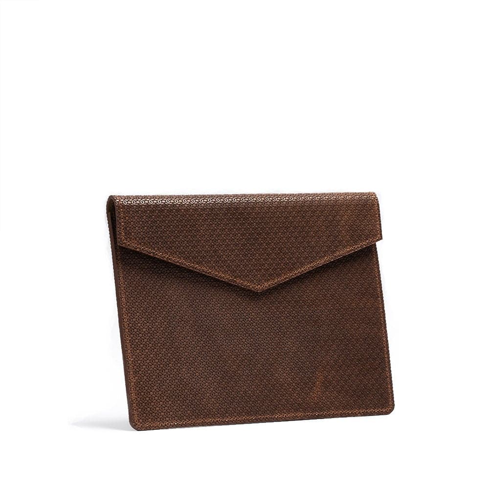 Leather Sleeve for iPad Geometric Net by Maxara