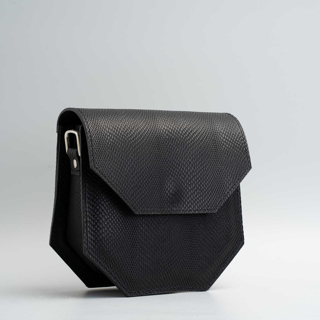 Embossed Snake Print Purse by Maxara