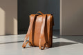 Leather Laptop Backpack - The Minimalist by Maxara