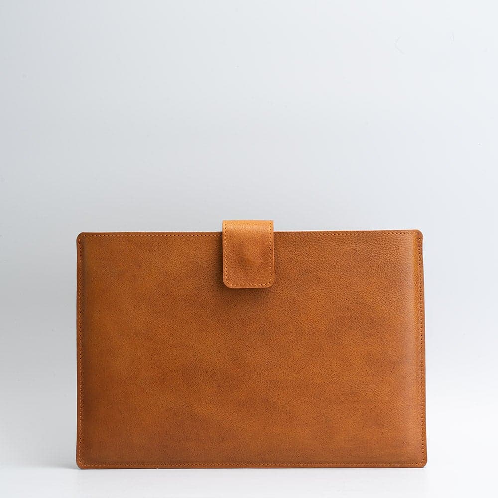 Leather Sleeve for iPad with Magnetic Strap by Maxara